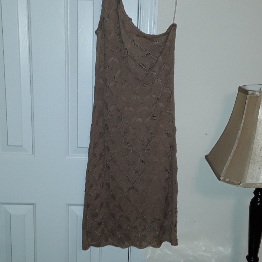 Never worn one shoulder knit dress