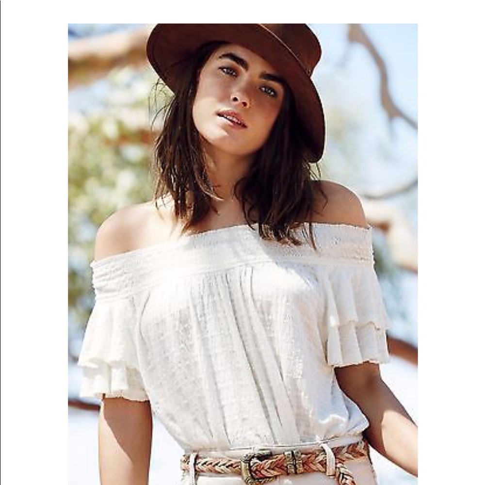 Free People Santorini Top in white