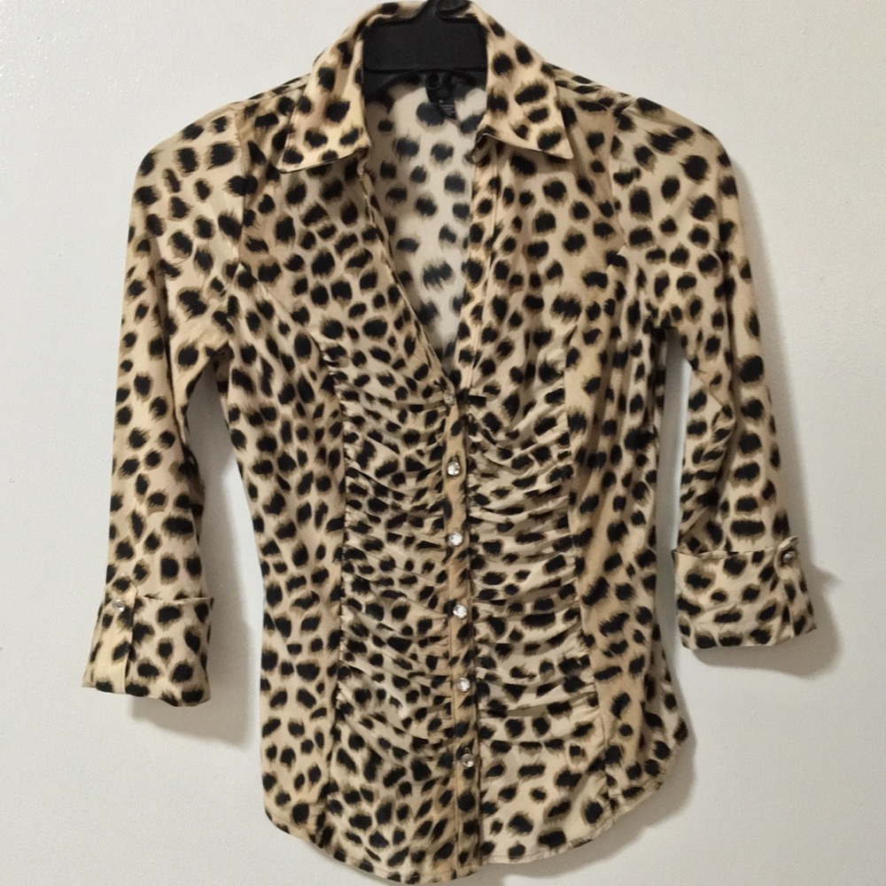 Cheetah Printed Blouse