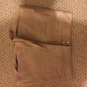Women’s leather shorts