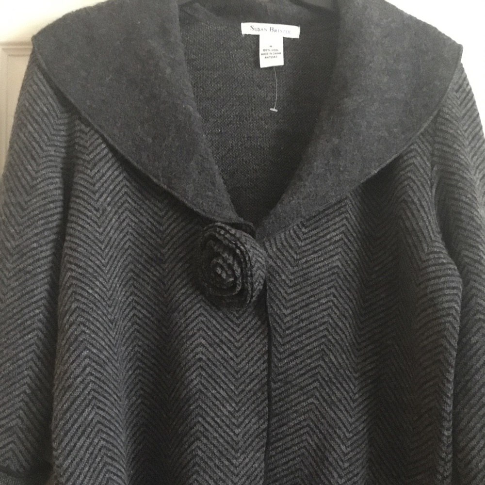 Gray and Black Jacket