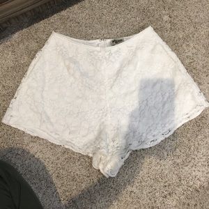 Show me your Mumu lace shorts