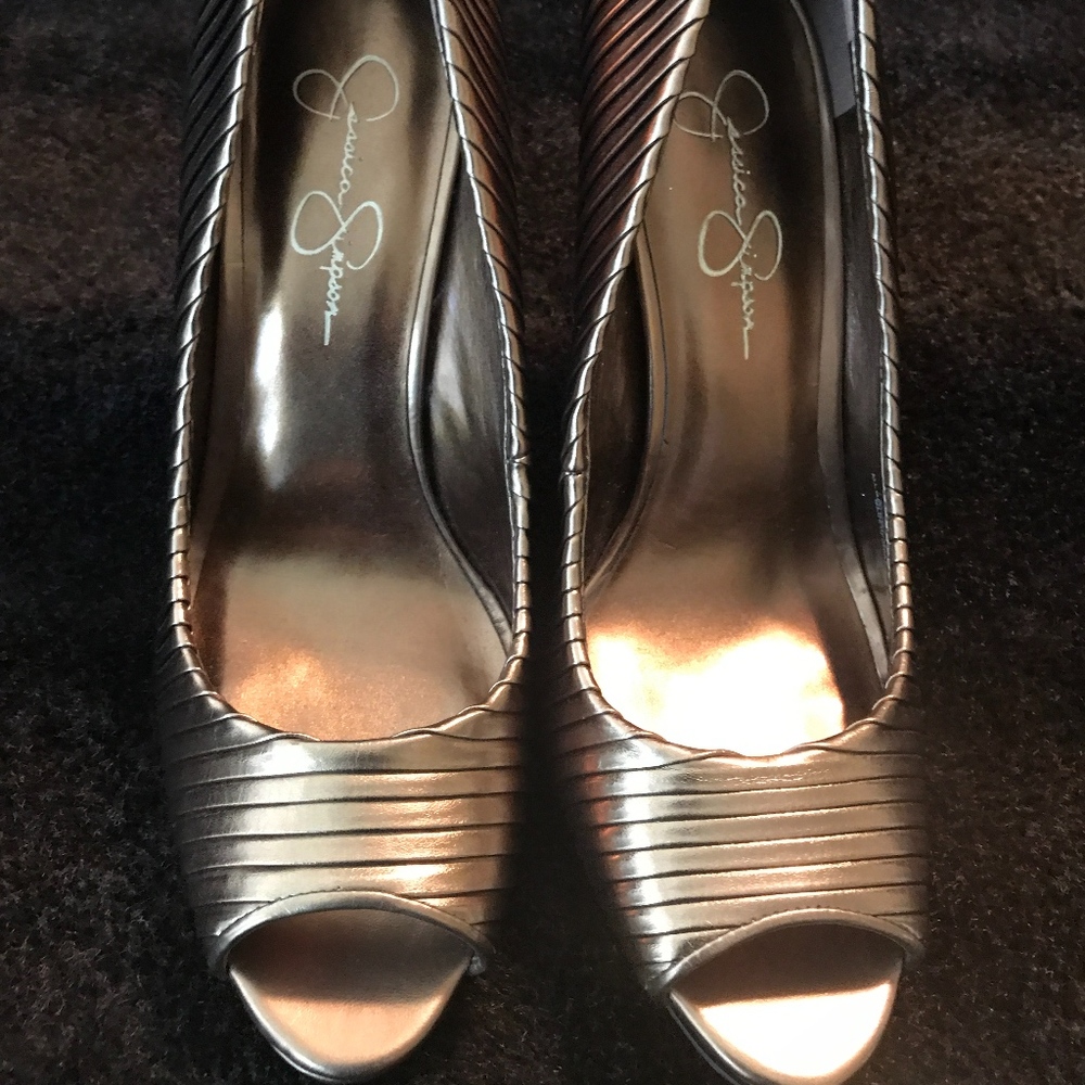 Jessica Simpson Bronze Shoes