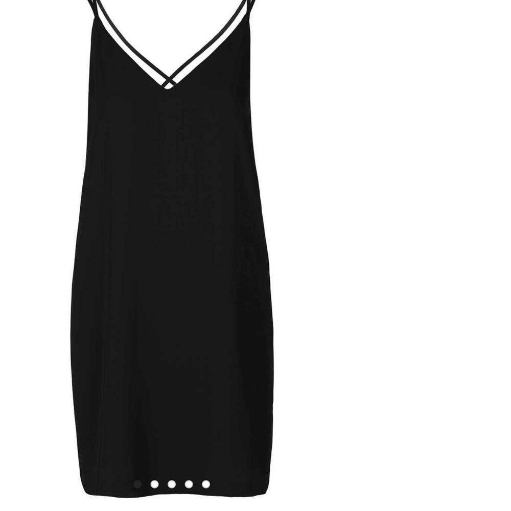 Cross Strap Slip Dress