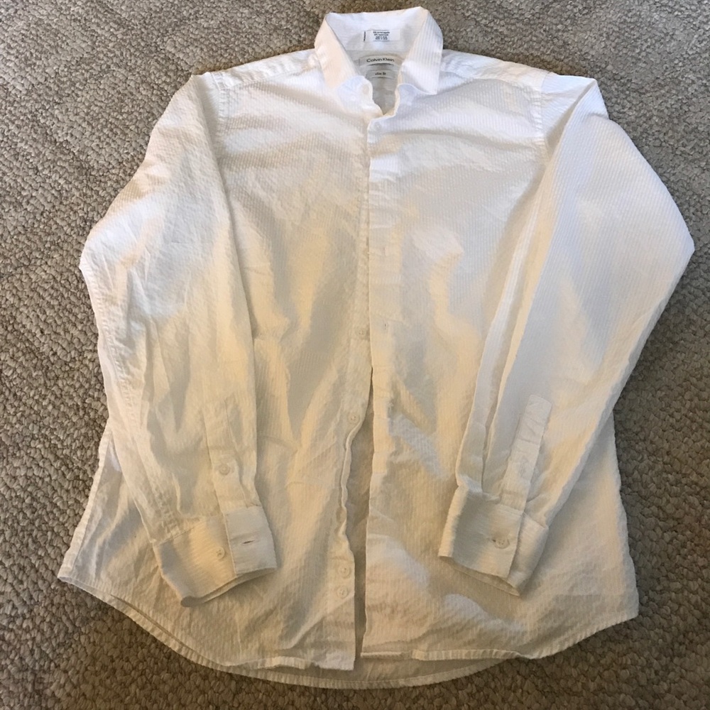 Calvin Klein boys size 16 dress shirt