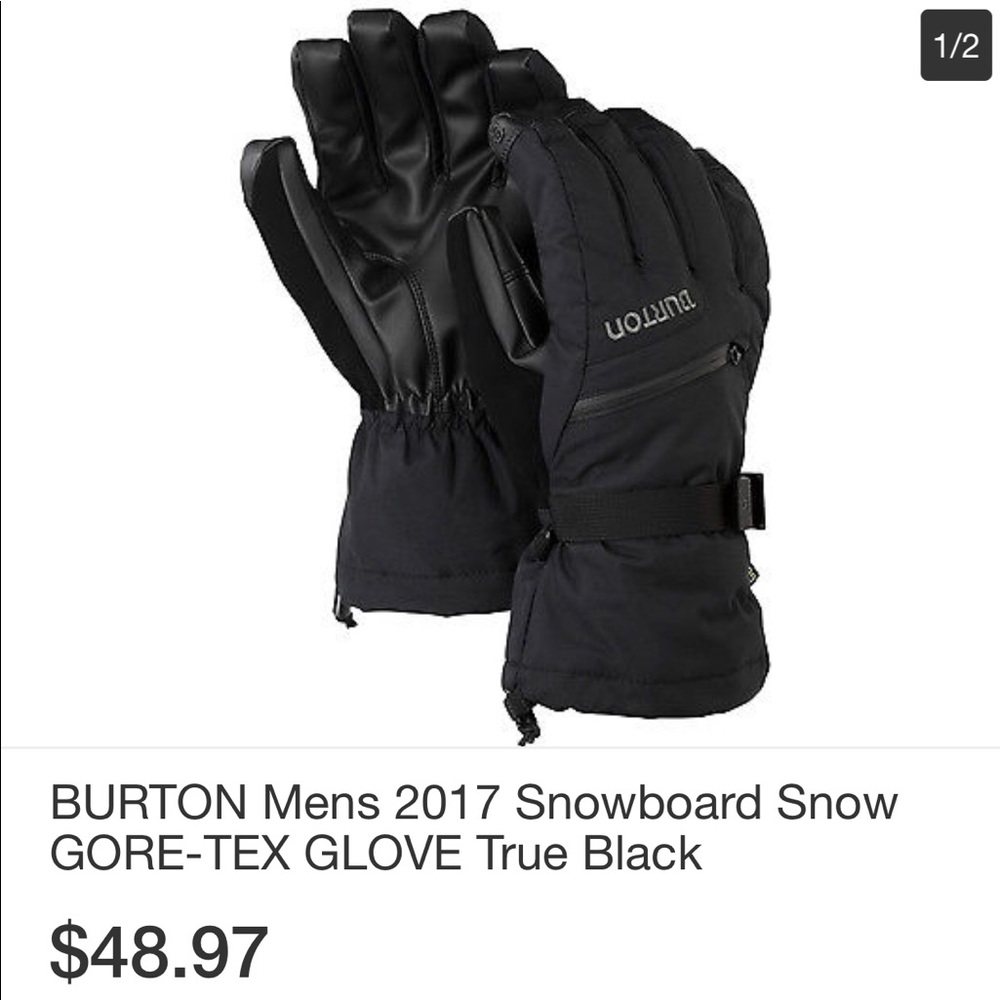 BURTON snow gloves