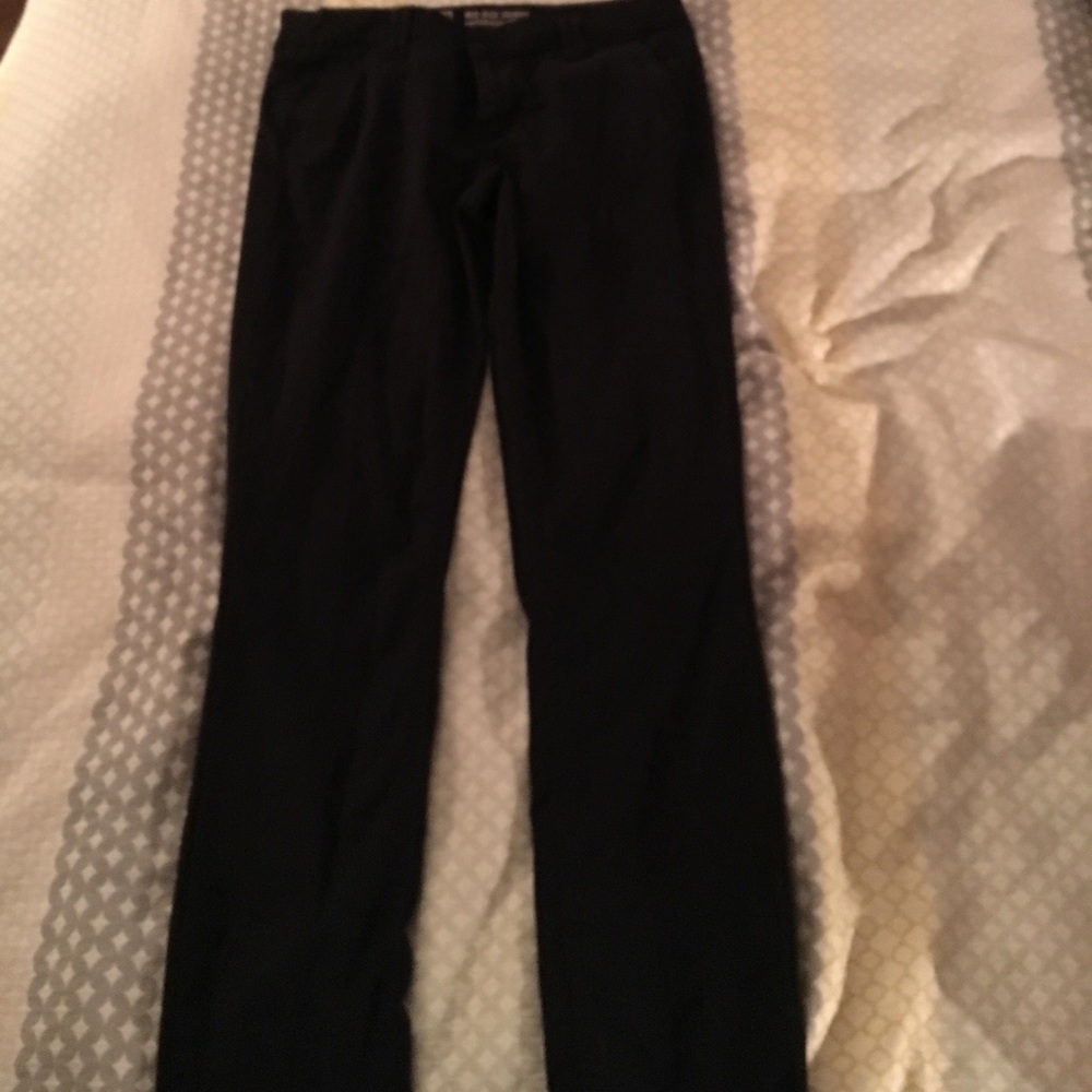 Black chino pants