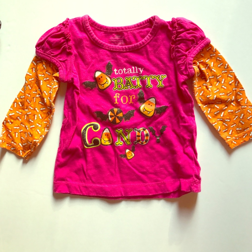 Batty for Candy Halloween Top