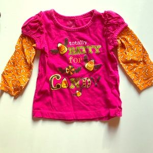 Batty for Candy Halloween Top
