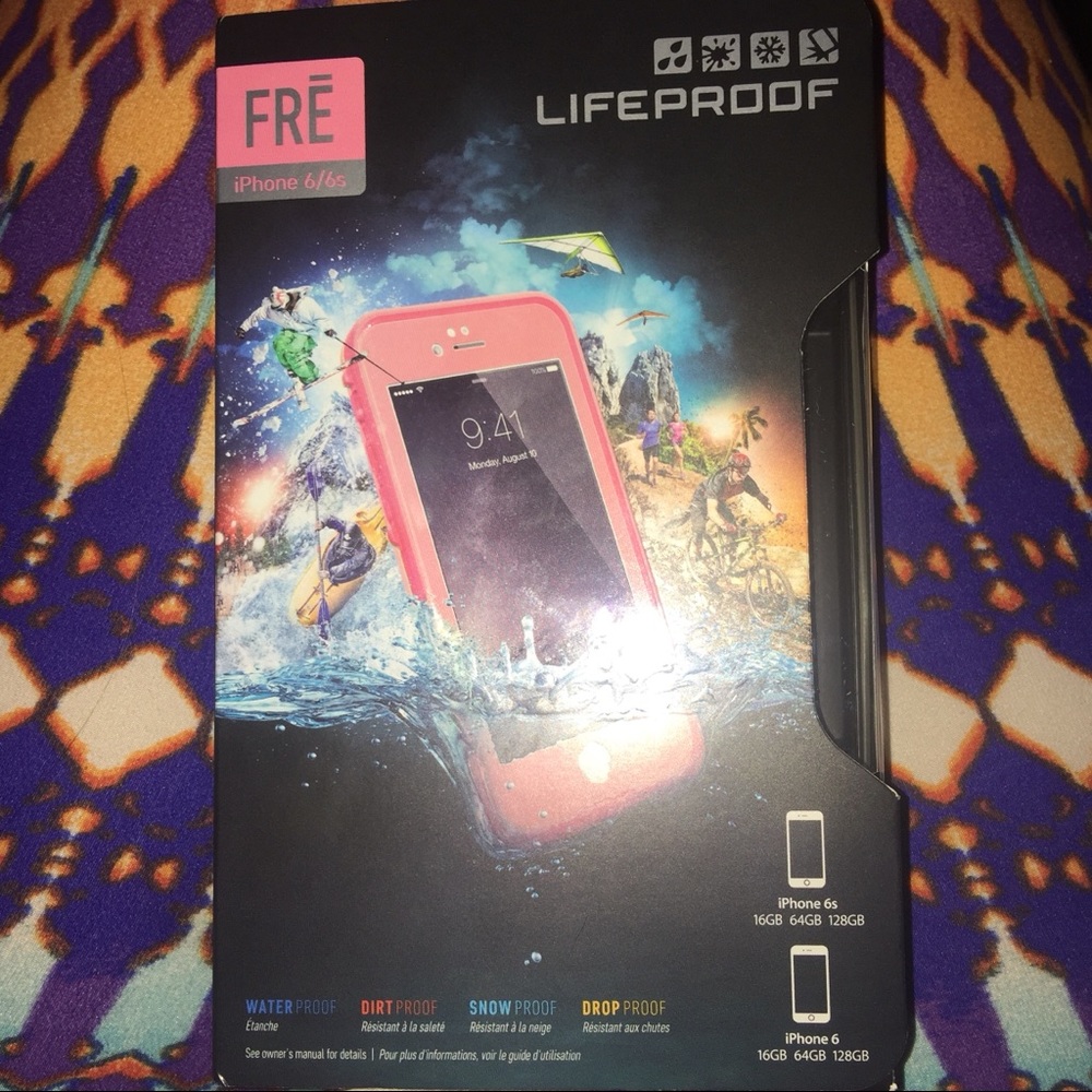 Brand new pink LifeProof frē for iPhone 6/6s