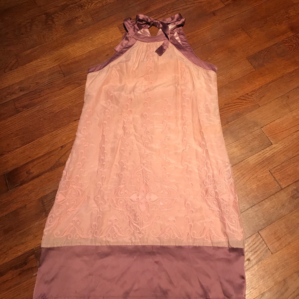 Esley silk/cotton blend dress