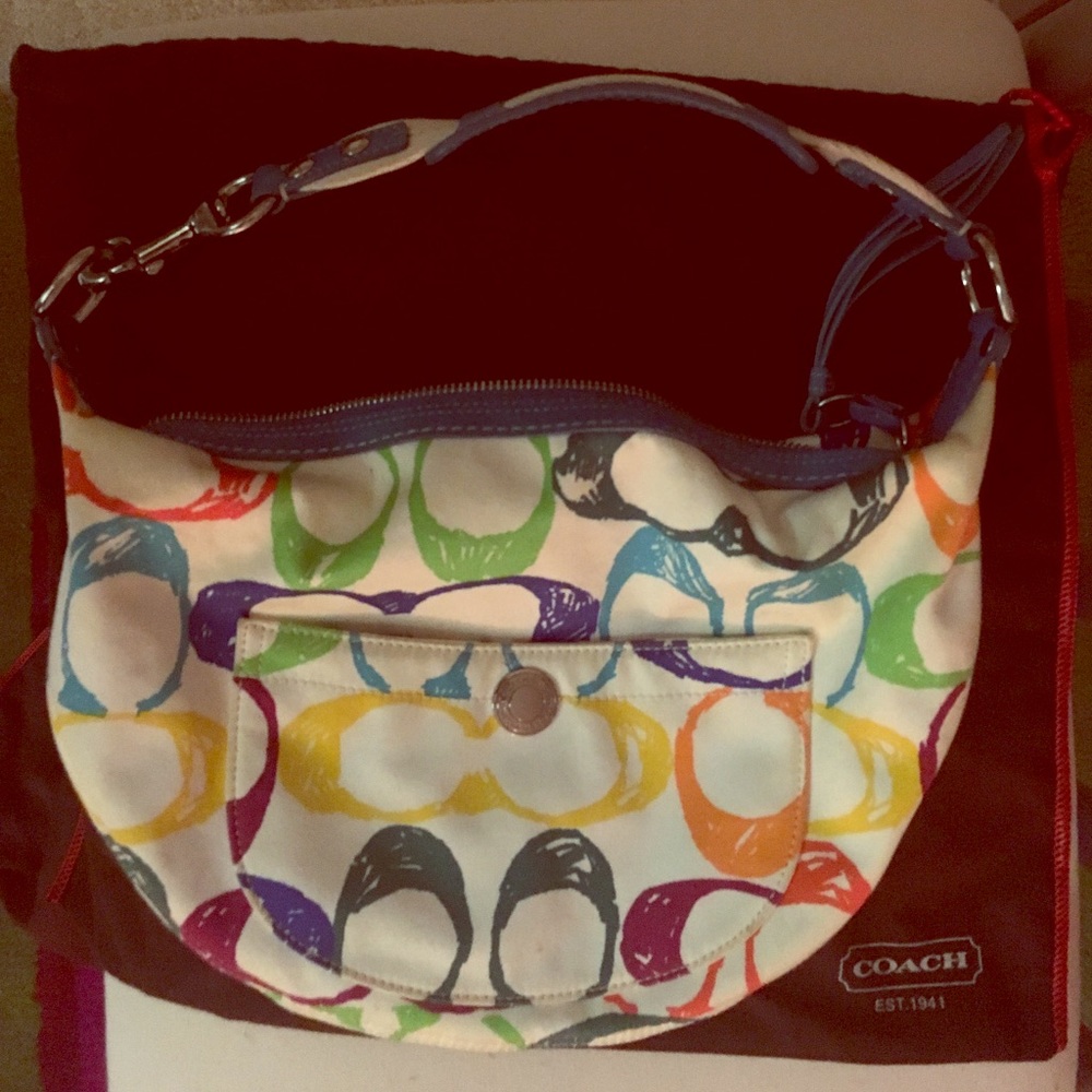 Coach Colorful Hobo Bag