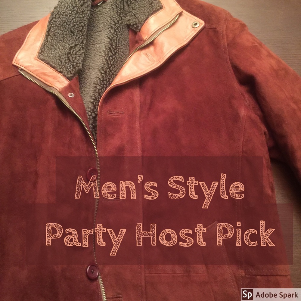 Men's M suede Brown Coat