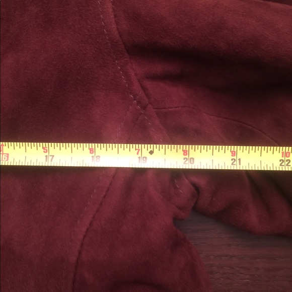 Men's M suede Brown Coat - Picture 8 of 8