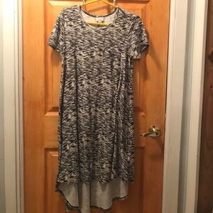 Black & White Lularoe Carly Dress