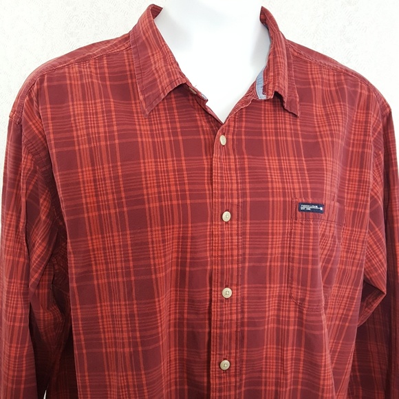 Tommy Jeans Hilfiger Other - Men's Tommy Jeans Hilfiger Red Plaid Button Shirt