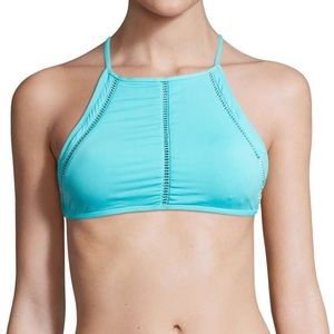 NWT Rhythm Aqua Blue Bikini Top