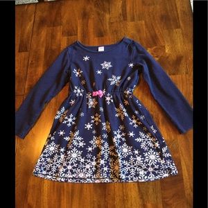 Gymboree girls size 8 snowflake dress