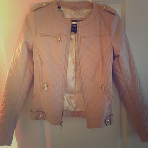 Guess XS Pink Bomber Jacket
