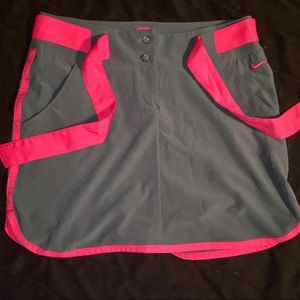 Nike Golf Skirt Grey and Pink- 6