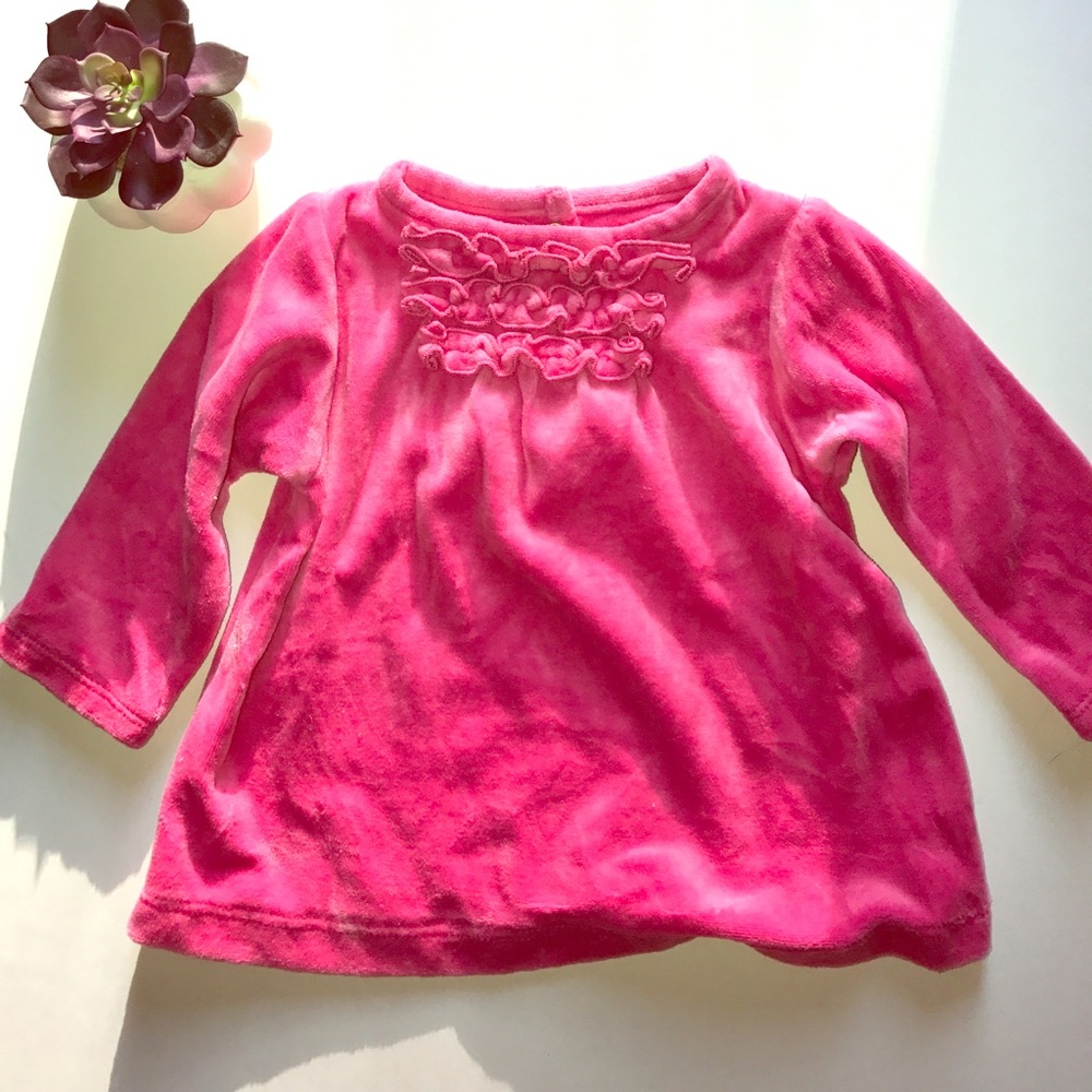 Pink Velvet Top