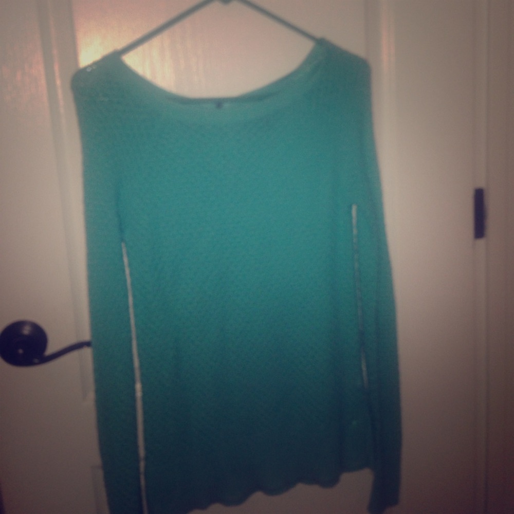 Turquoise sweater