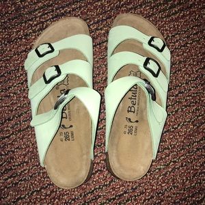 Pistachio Betulas by Birkenstock, like new