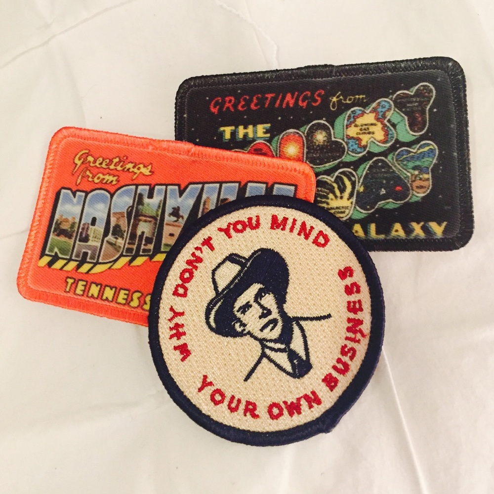 Set of 3 Vintage Patches