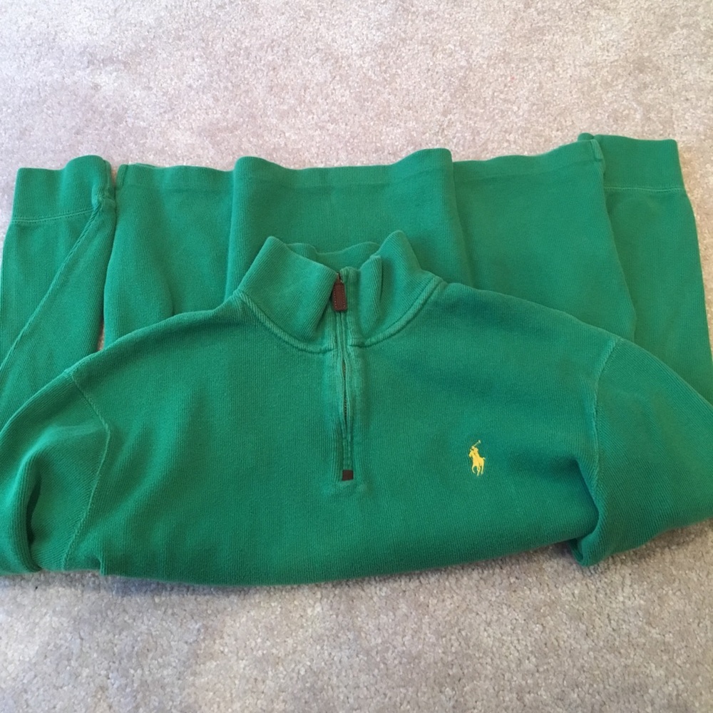 Polo quarter zip sweater