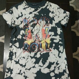 Fashion Nova Bleached T-shirt dress