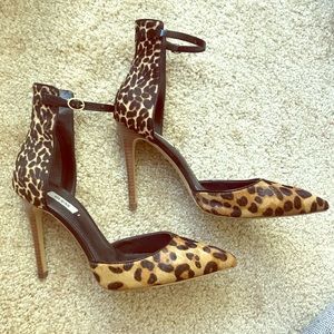 Size 9.5 leopard print heels