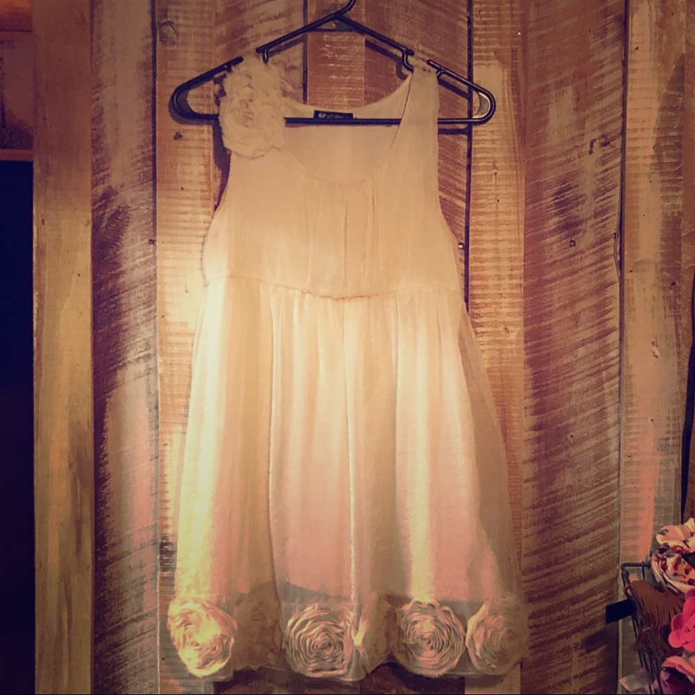 Cream, baby doll top, the only one ever made.