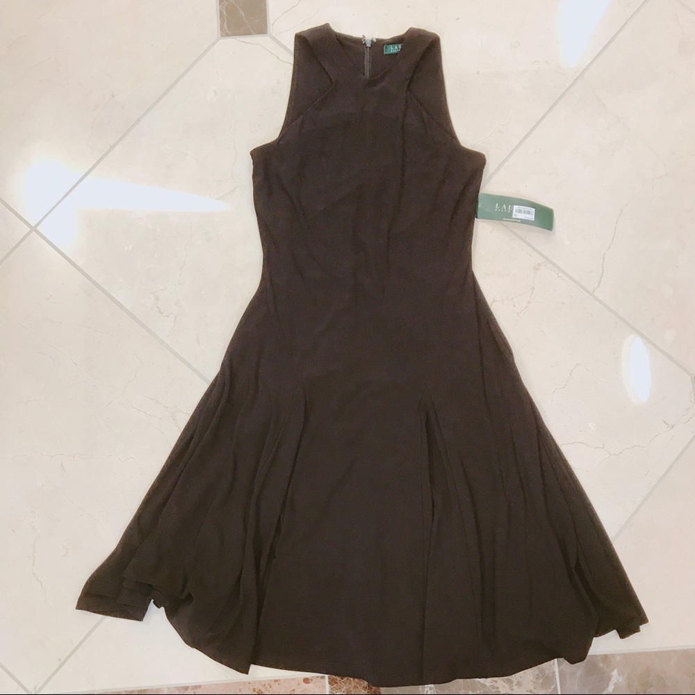 NWT Ralph Lauren Black Dress