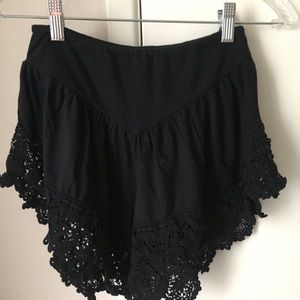 Nightcap Clothing Lace shorts