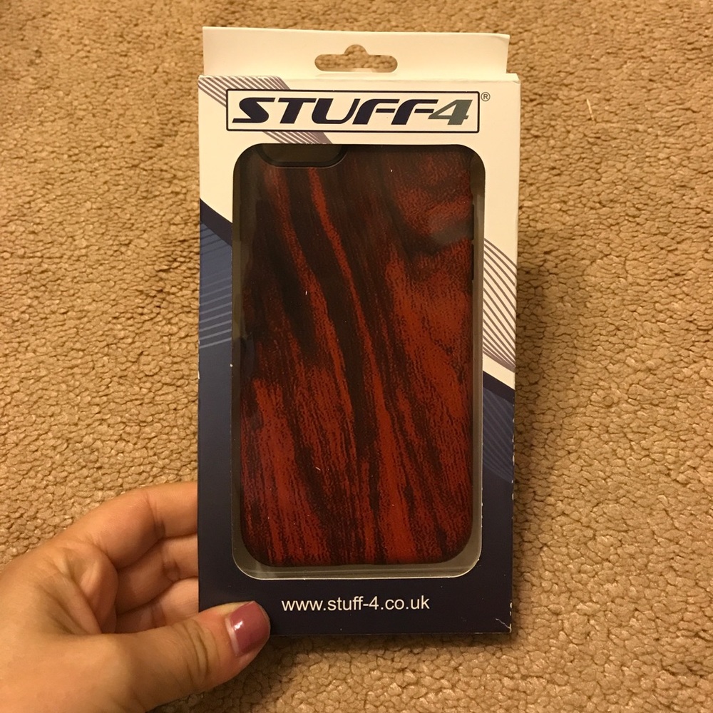 Wooden print phone case