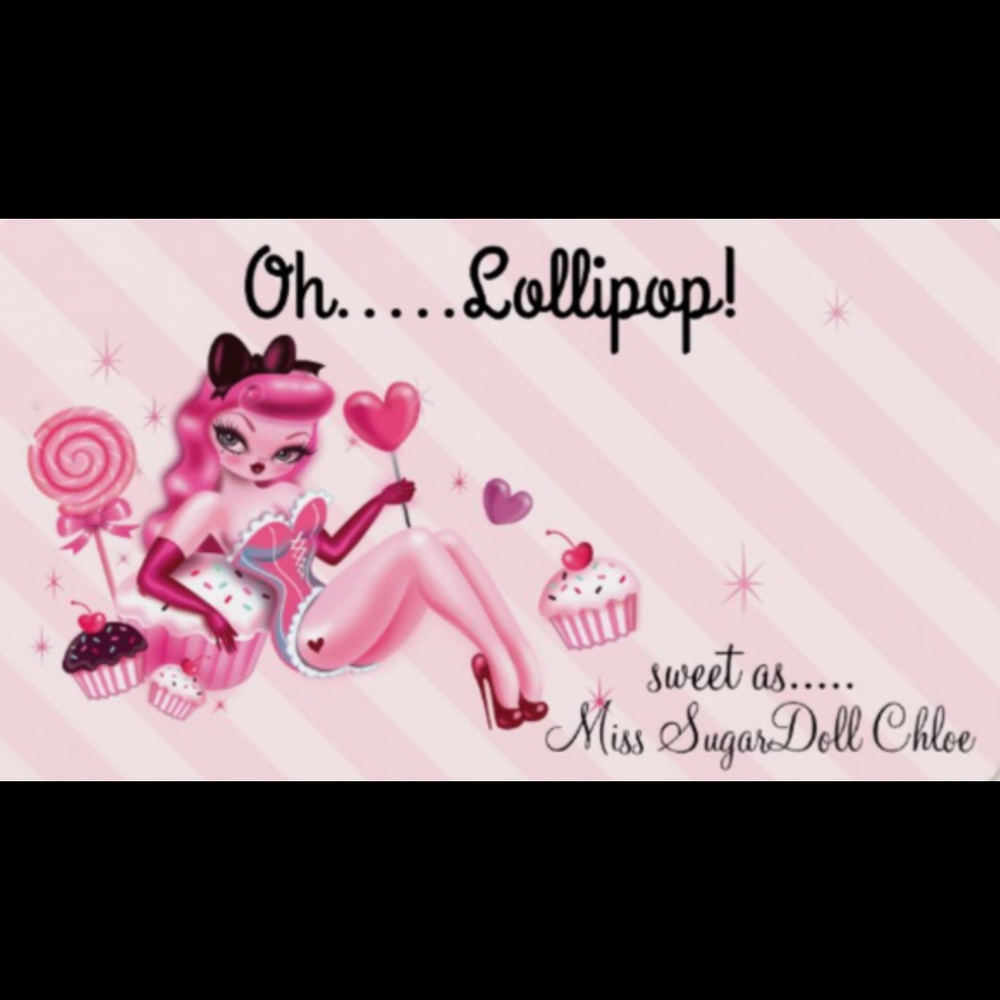 Oh lollipop by Sugar Doll earrings Pinup sweetie