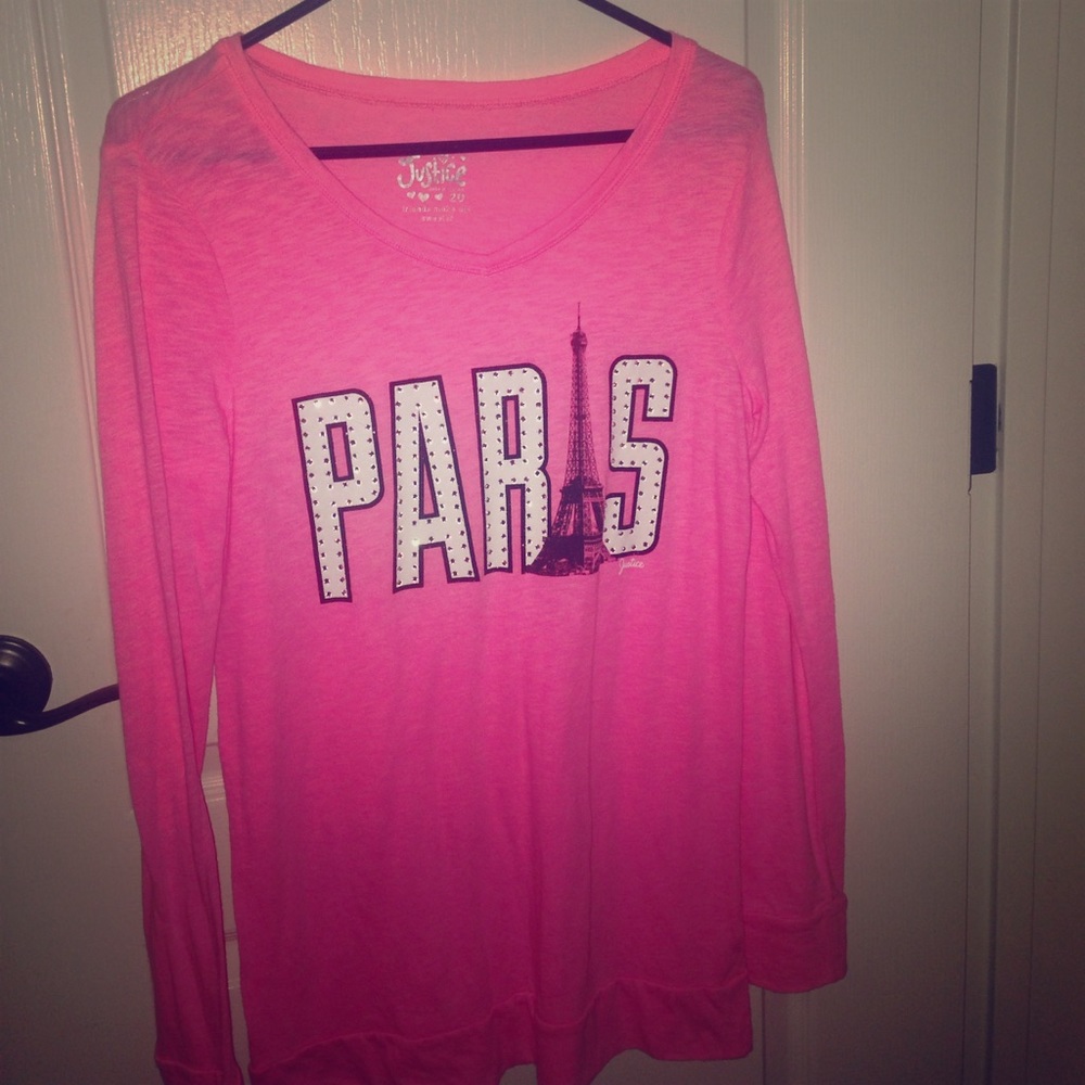 Pink long sleeve shirt