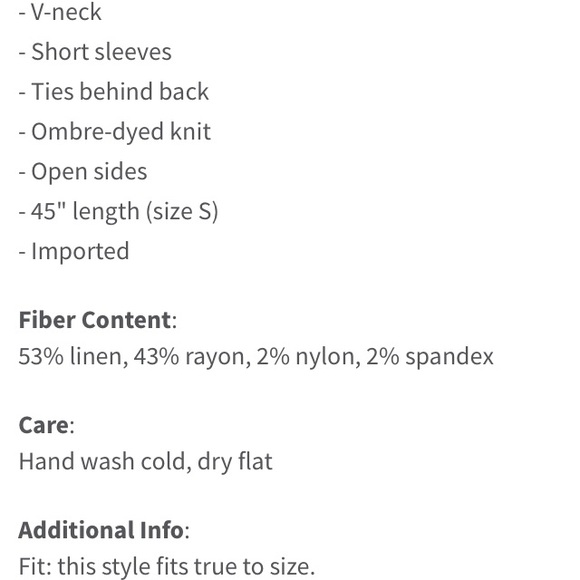 NWOT Free People Ombré Tunic - Picture 5 of 5