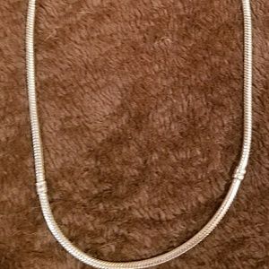 Pandora 16in Sterling silver necklace