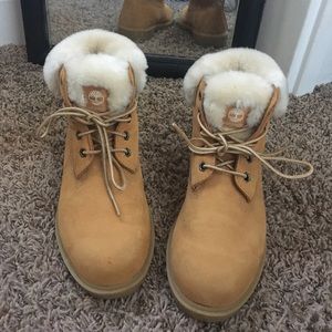 Only worn once timberland boots