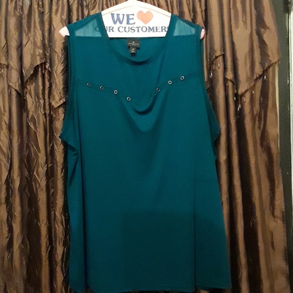 Worthington turquoise top
