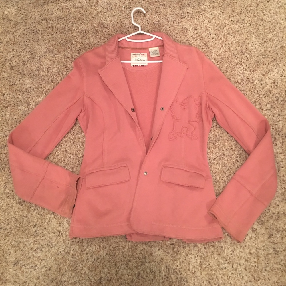 Triple Five Soul Pink Blazer/Jacket Medium