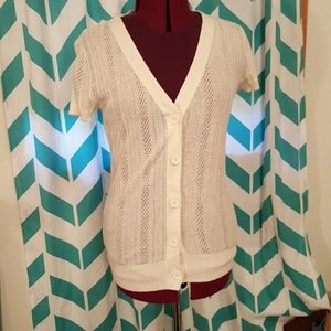 Short sleeve cardigan