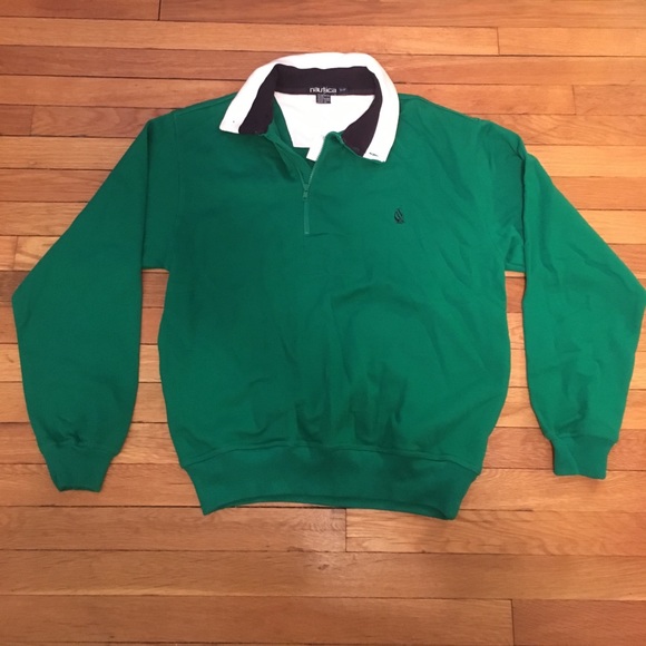 Nautica Other - VINTAGE MEN'S NAUTICA QUARTER-ZIP SWEATER