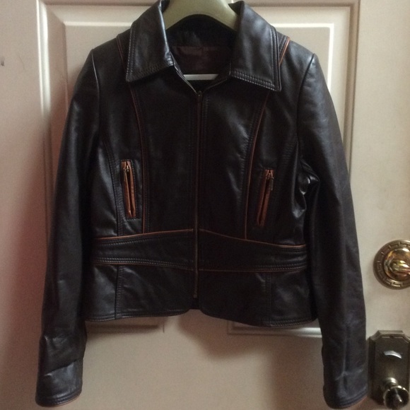 leather ranch coat