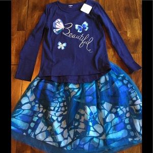 Never been worn Gymboree girls size 10 skirt/shirt