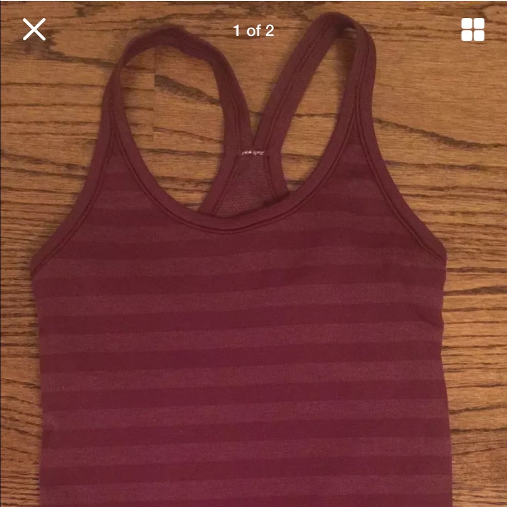 Lululemon Tank Size 2