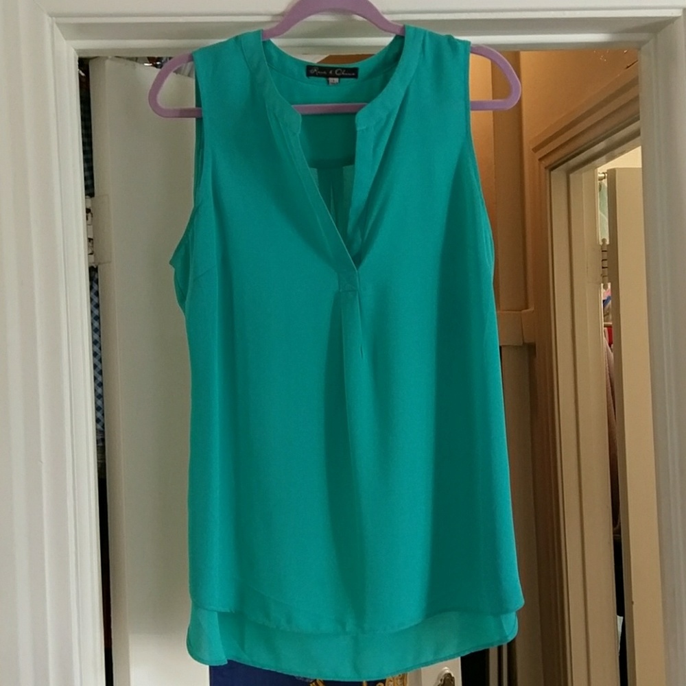 Rose & Olive tank