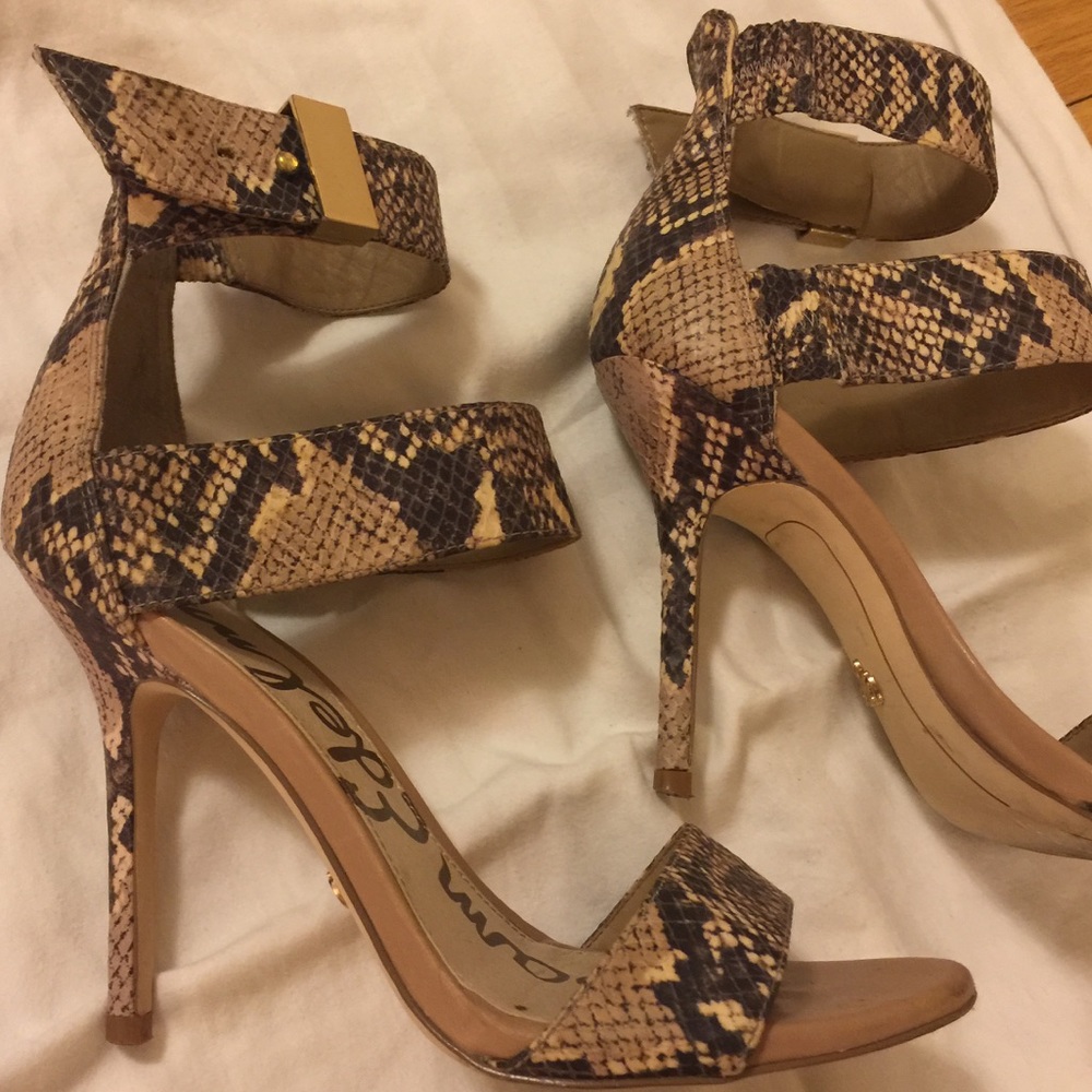 Sam Edelman snakeskin heels