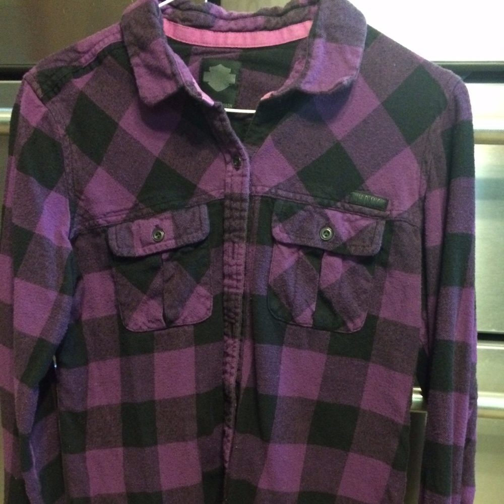 Purple Flannel Shirt